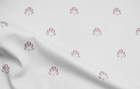Sarianna Peony - Curtain fabric with Pink abstract print