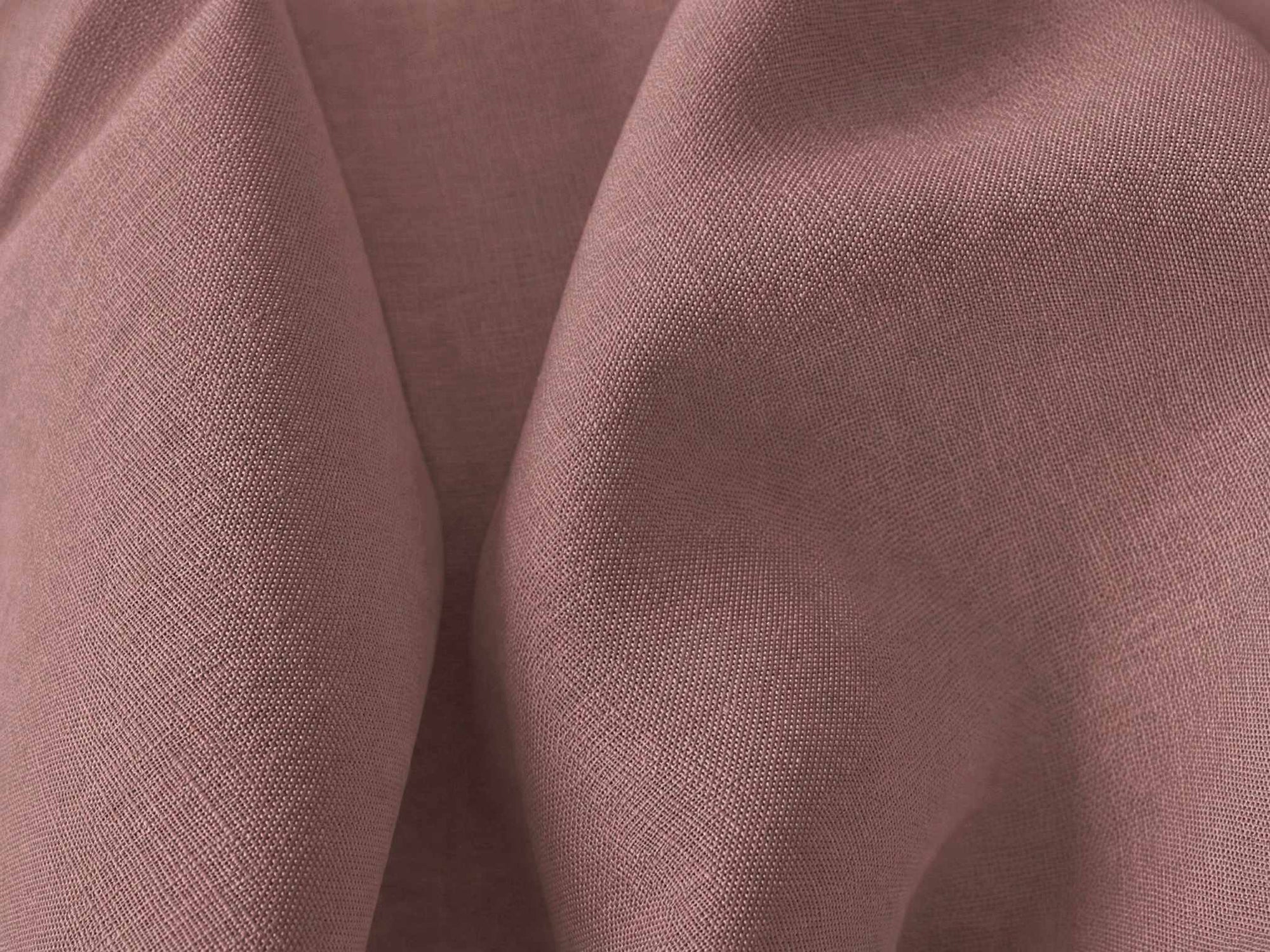 Pink Pure linen fabric - close-up. Linara Wild Rose by Ada & Ina