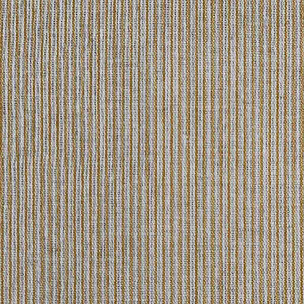 Pinni Gold Ochra - Curtain fabric with Orange Yellow striped print
