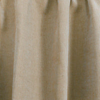 Pinni Gold Ochra - Curtain fabric with Orange Yellow striped print