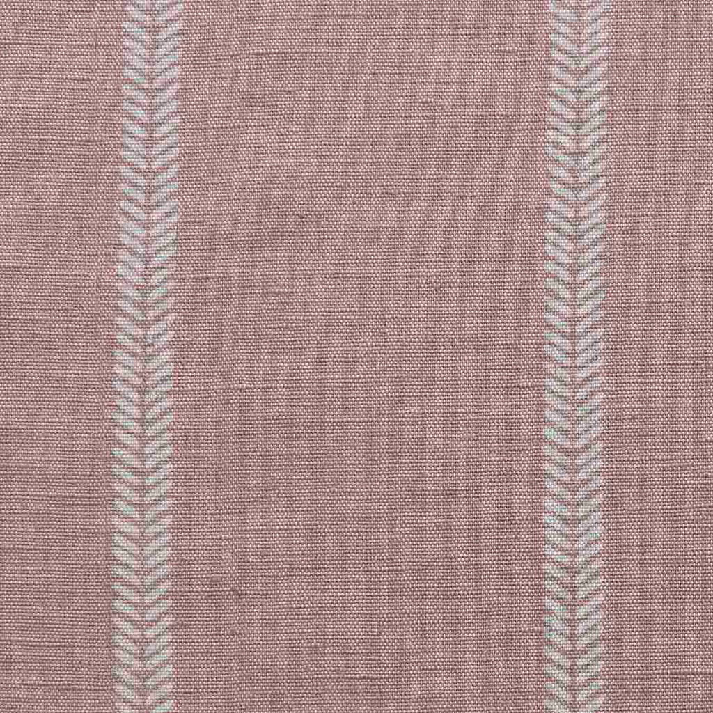 Rana Dusty Pink - Pink curtain fabric with hand drawn stripes