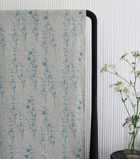 Breeze Sage - Curtain fabric with Green botanical pattern