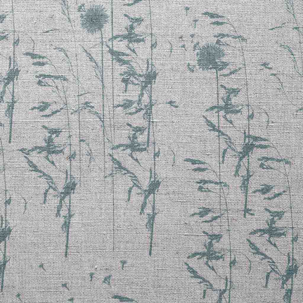 Breeze Sage - Curtain fabric with Green botanical pattern