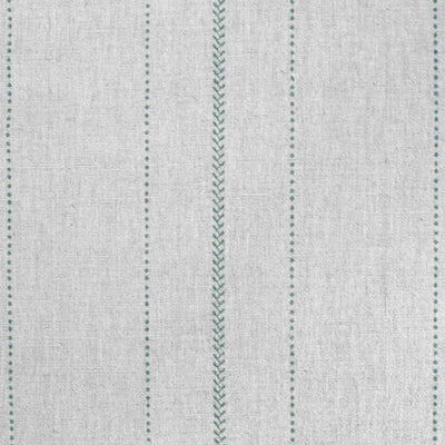 Inari Sage - Curtain fabric with Green striped print