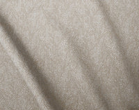 Alma Sand - Curtain fabric with Brown botanical print