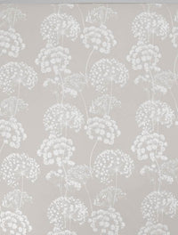 Erleen INV SandWind- Curtain fabric with Dusty Cream and  botanical print