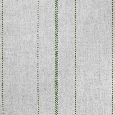 Inari Seaweed - Curtain fabric with Green striped print