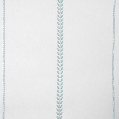 Berit Shadow Blue - curtain fabric with Light Blue striped print
