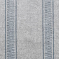 Bella Sky - Curtain fabric with Light Blue stripes