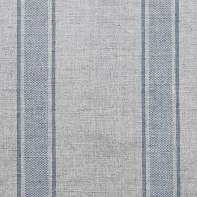 Bella Sky - Curtain fabric with Light Blue stripes