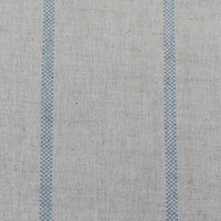 Ronja Sky - Natural fabric with light blue stripes