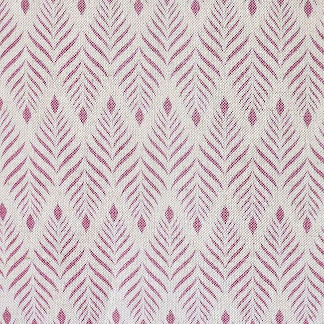 Sylvia Sweetpea - Pink abstract print on Natural fabric