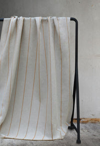 Ronja Tangerine - Curtain fabric with Orange stripes