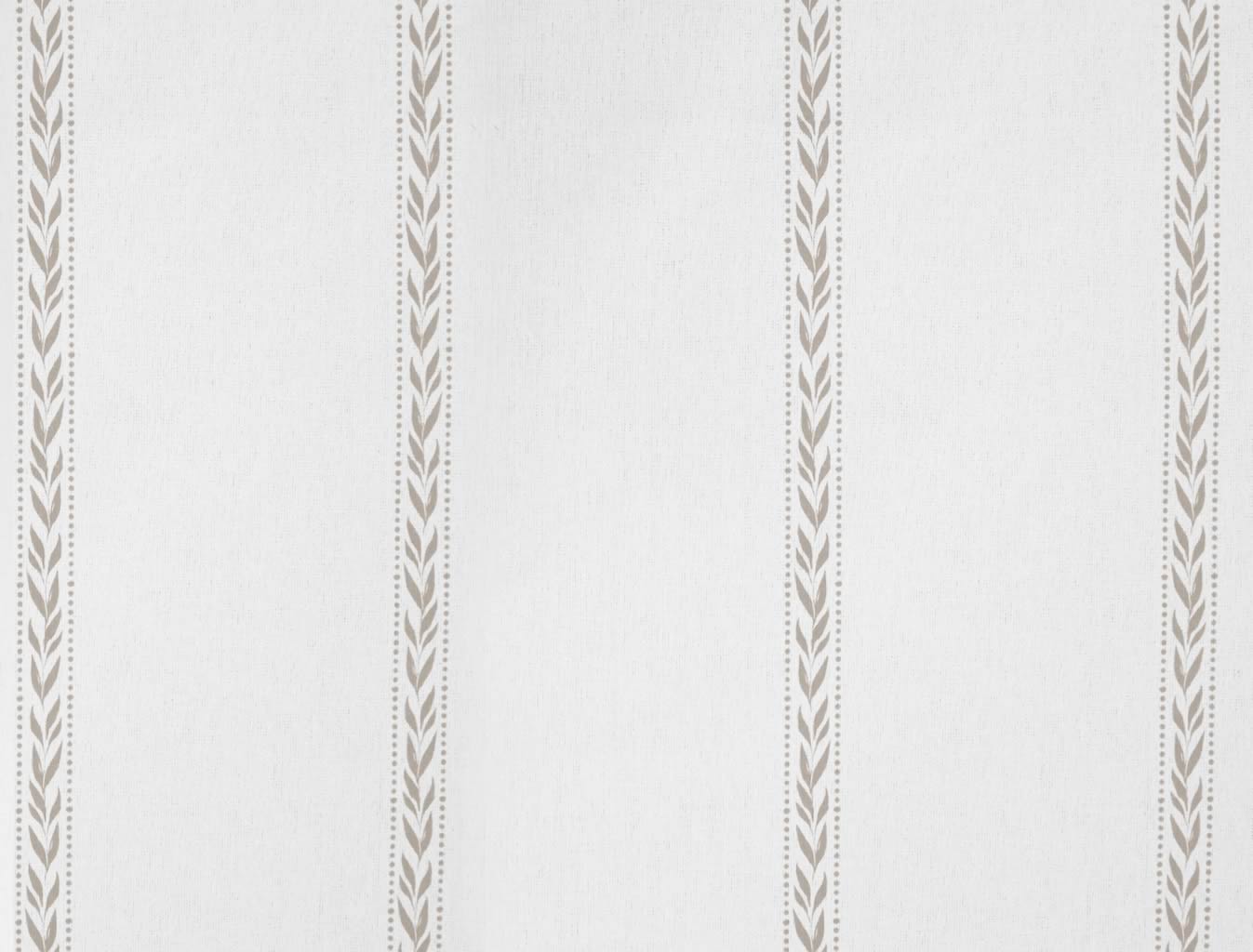 Helena Taupe - curtain fabric with Beige striped print