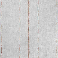 Inari Terracotta - Curtain fabric with Orange striped print