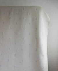 Asli True Blue - Natural fabric with classical Blue pattern