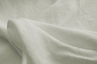 Bianco White - White 100% Linen Fabric Prewashed - large image
