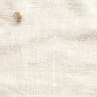 White Linen fabric - pre-washed 100% linen. Bianco White by Ada & Ina.