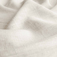 White Linen fabric - pre-washed 100% linen curtain fabric. Bianco White by Ada & Ina.