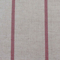 Ronja Wine - Curtain fabric with Red stripes