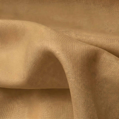 Yellow Linen fabric - 100% Linen. Linara Mustard by Ada & Ina